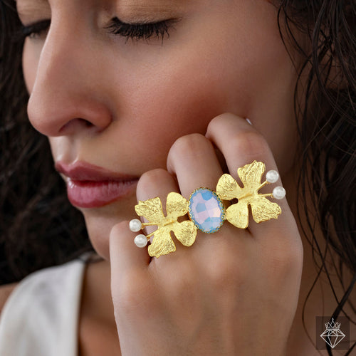 PRAO Anti-Tarnish Butterfly Ring (Adjustable Size)